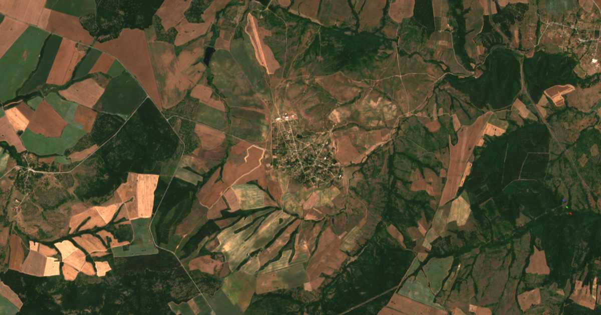 Satellitenkarte von Poljana