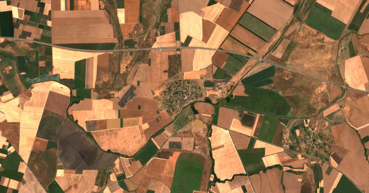 Satellitenkarte von Vodeničane