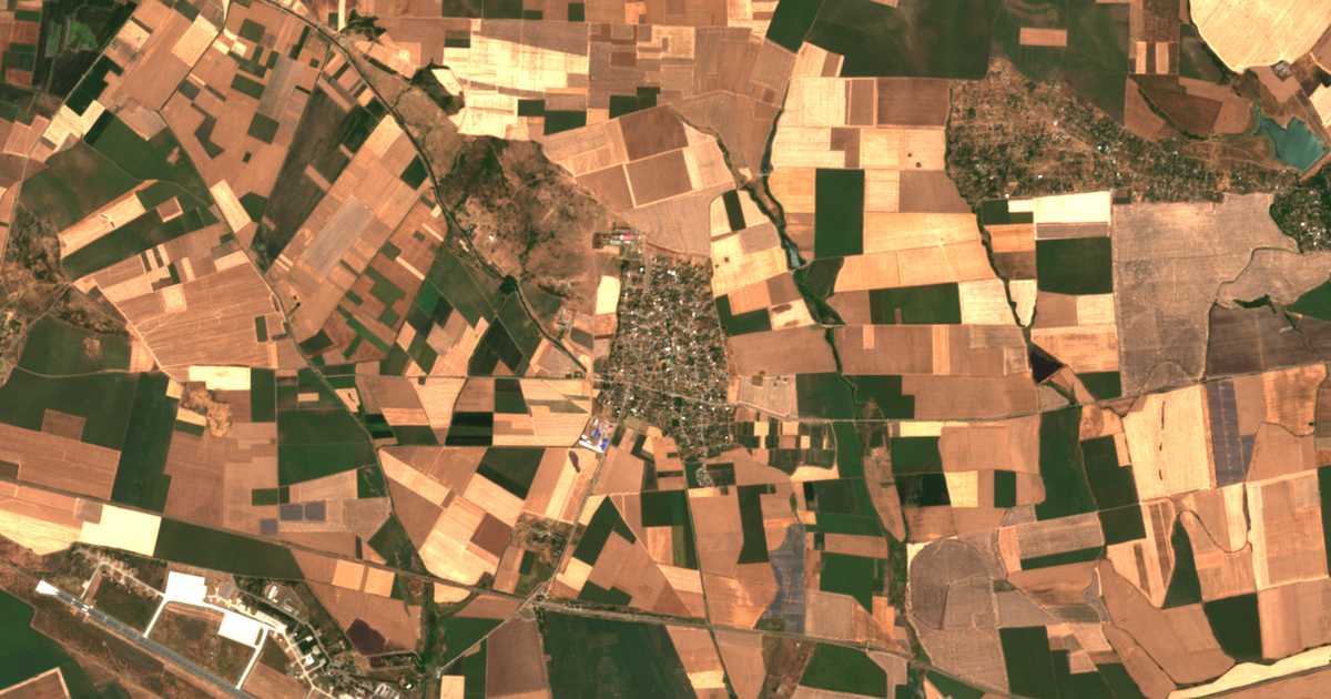 Satellitenkarte von Bezmer