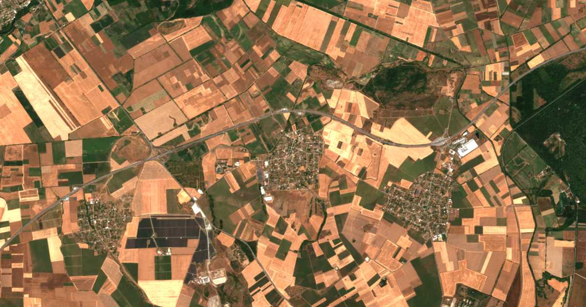 Satellitenkarte von Draževo