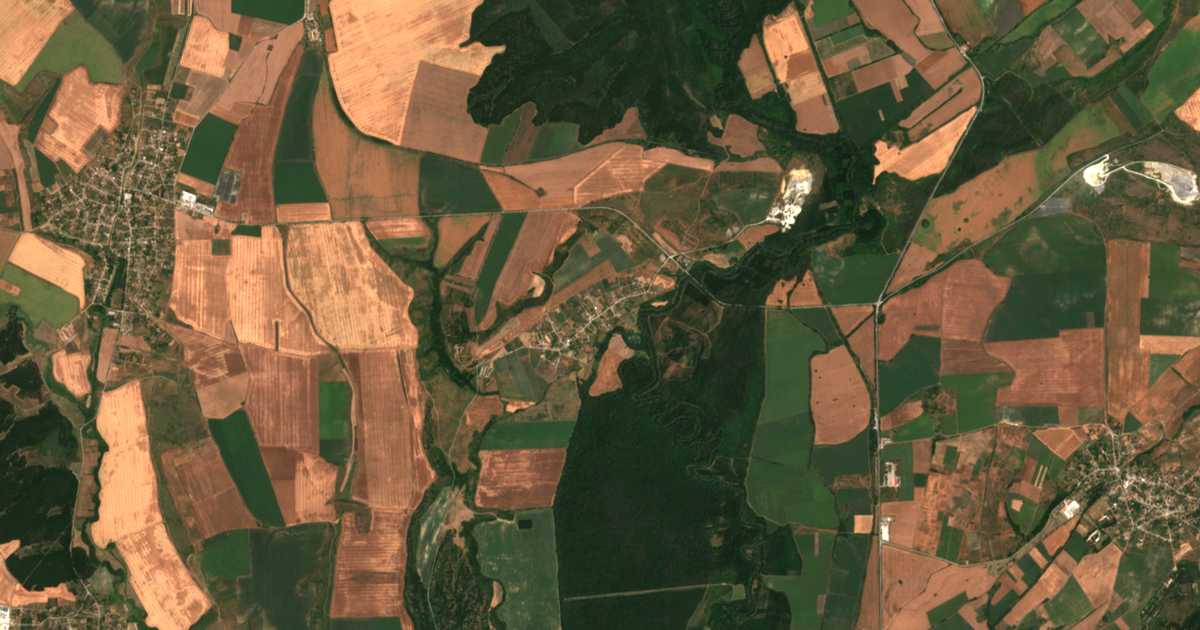 Satellitenkarte von Konevec