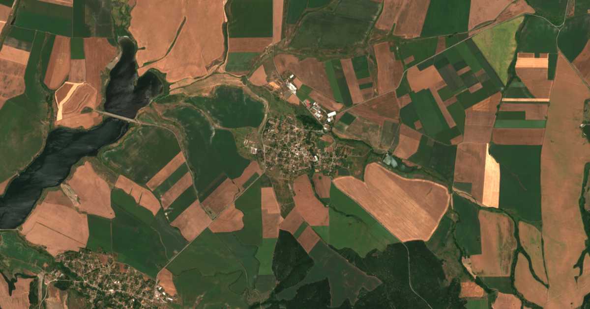 Satellitenkarte von Skalica