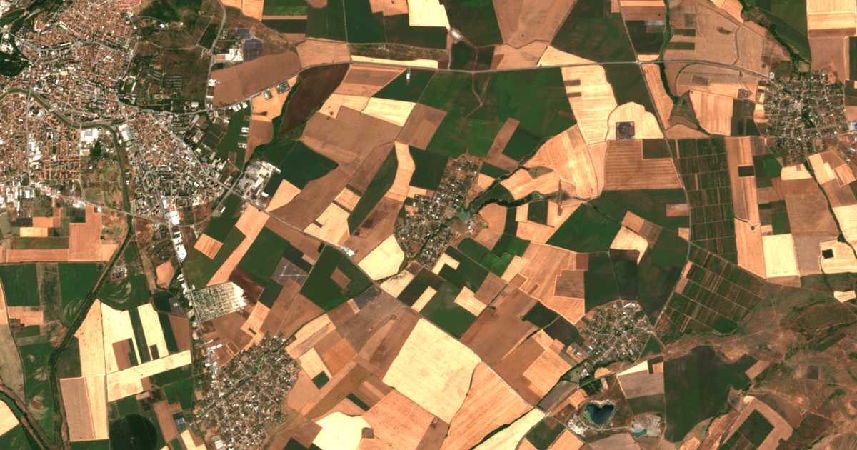 Satellitenkarte von Stara Reka