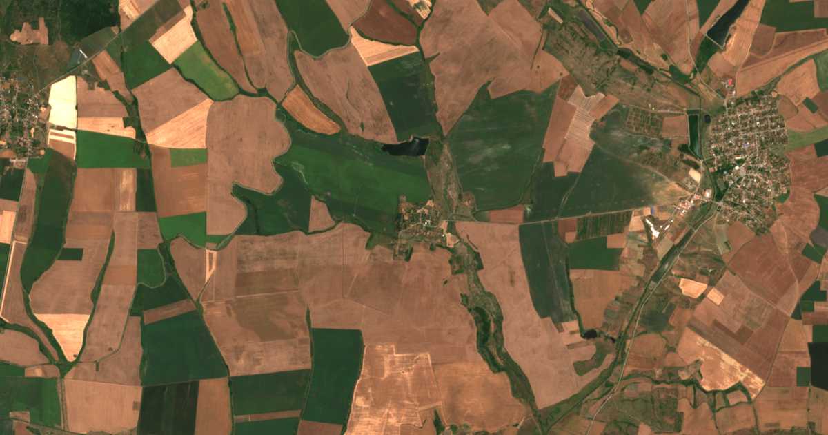 Satellitenkarte von Vidinci