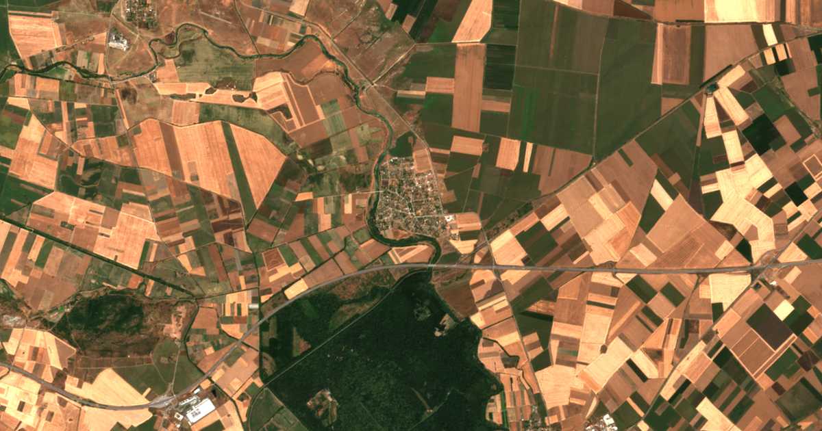 Satellitenkarte von Zavoj