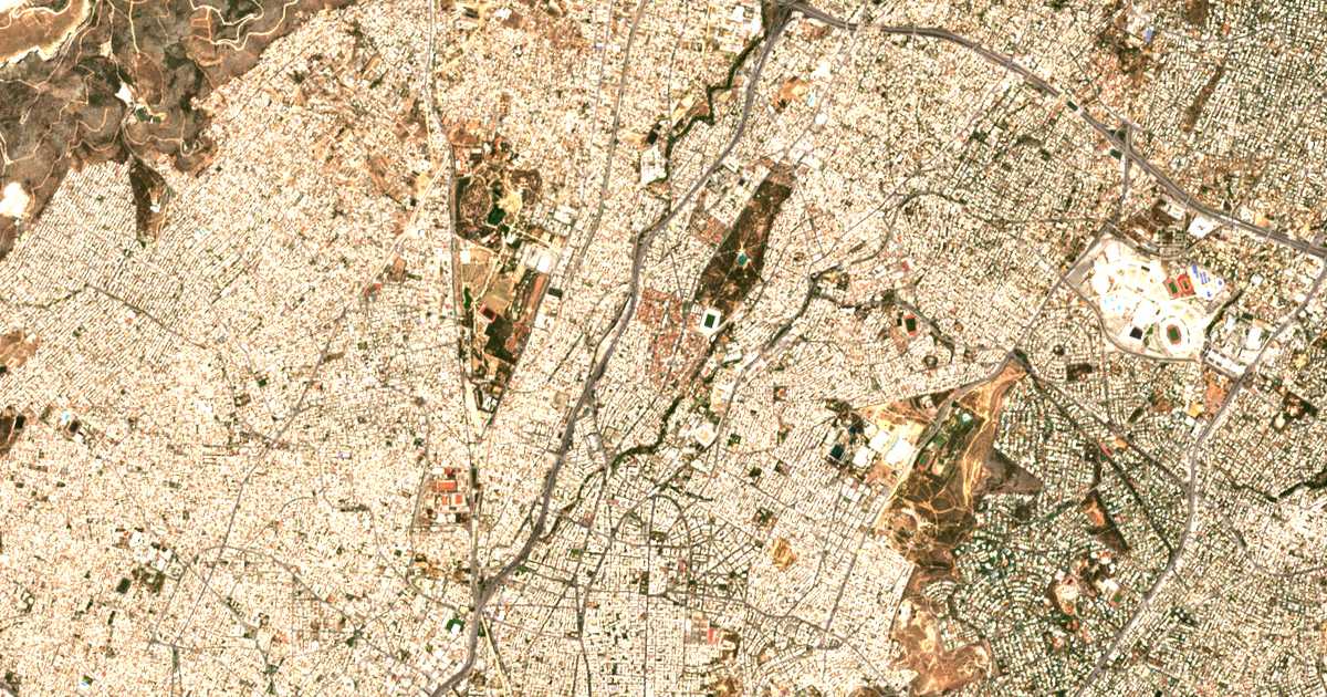 Satellitenkarte von Nea Filadelfia