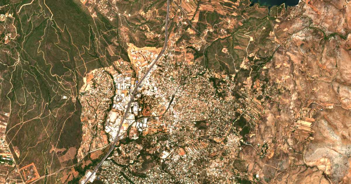 Satellitenkarte von Ágios Stéfanos