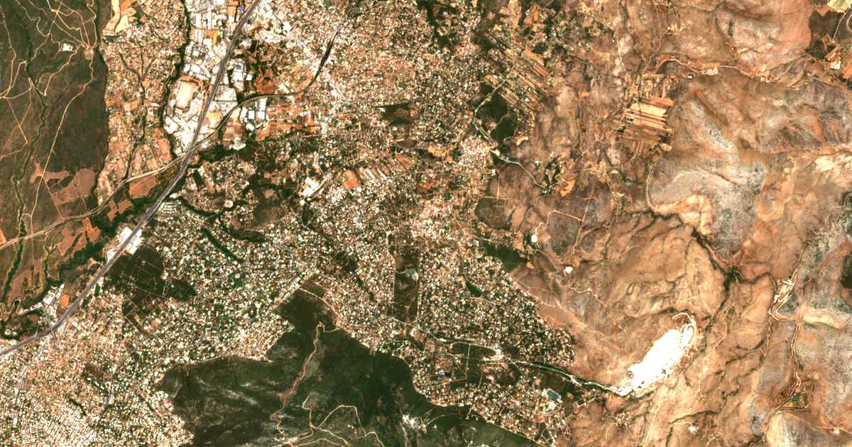 Satellitenkarte von Rodópolis