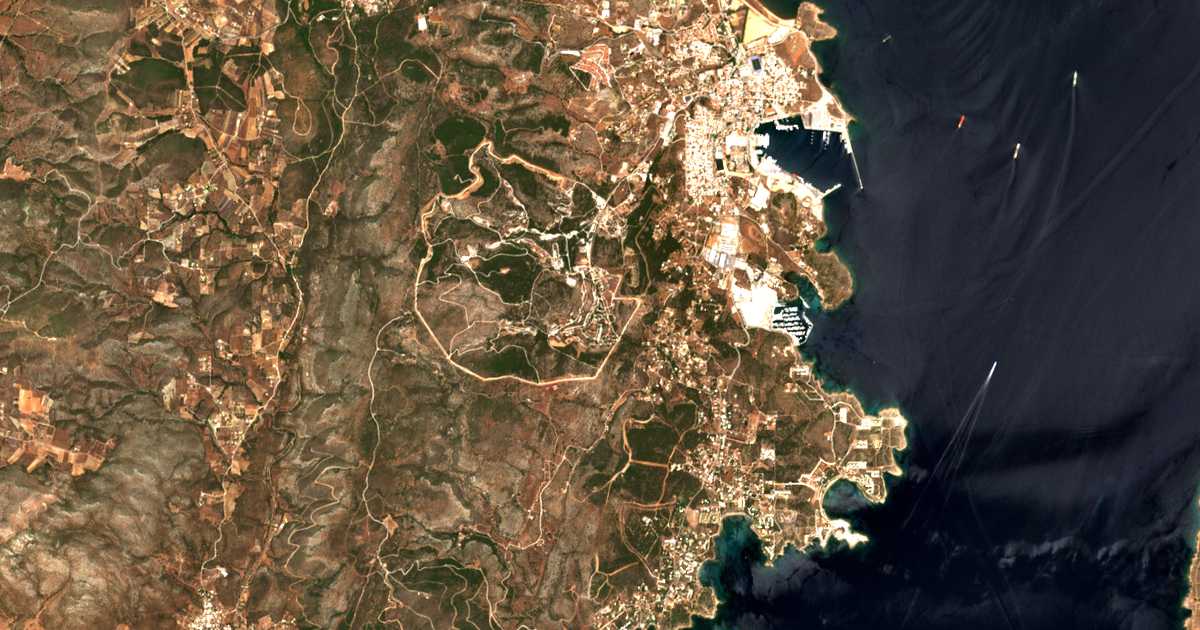 Satellitenkarte von Ágios Gerásimos