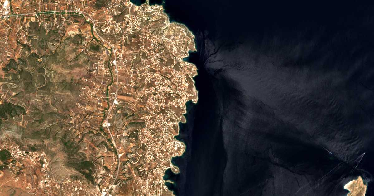 Satellitenkarte von Kalopígado