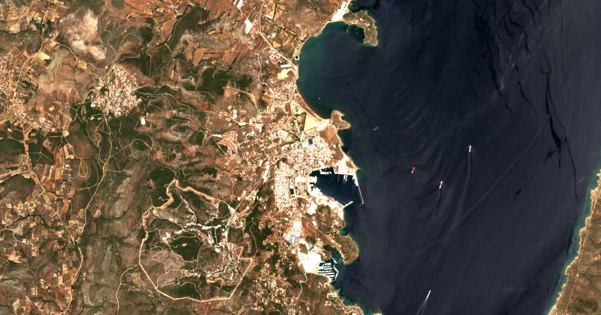 Satellitenkarte von Lavrio