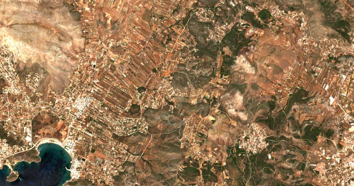 Satellitenkarte von Maliastéka