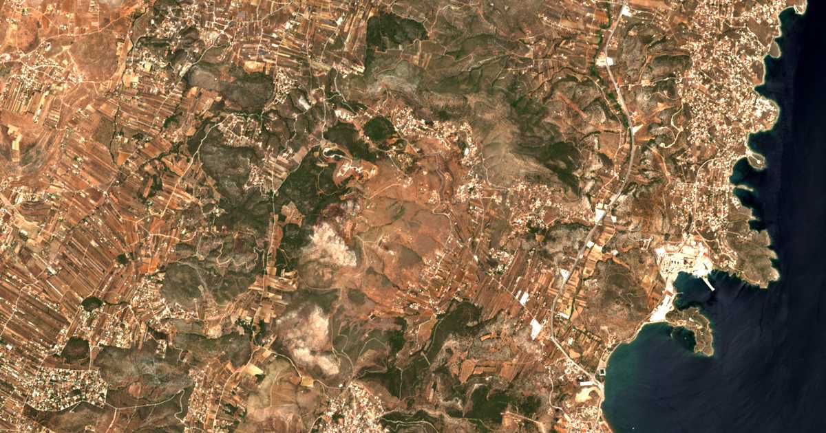 Satellitenkarte von Markáti
