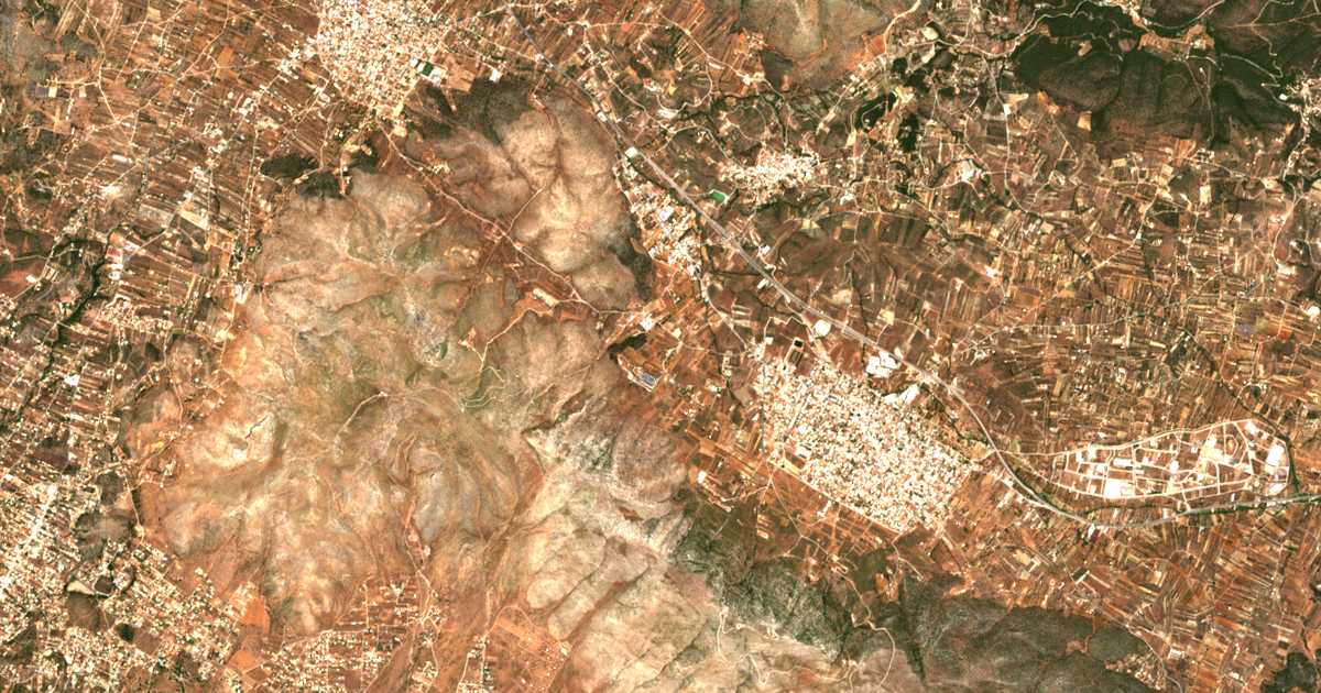 Satellitenkarte von Megáli Avlí
