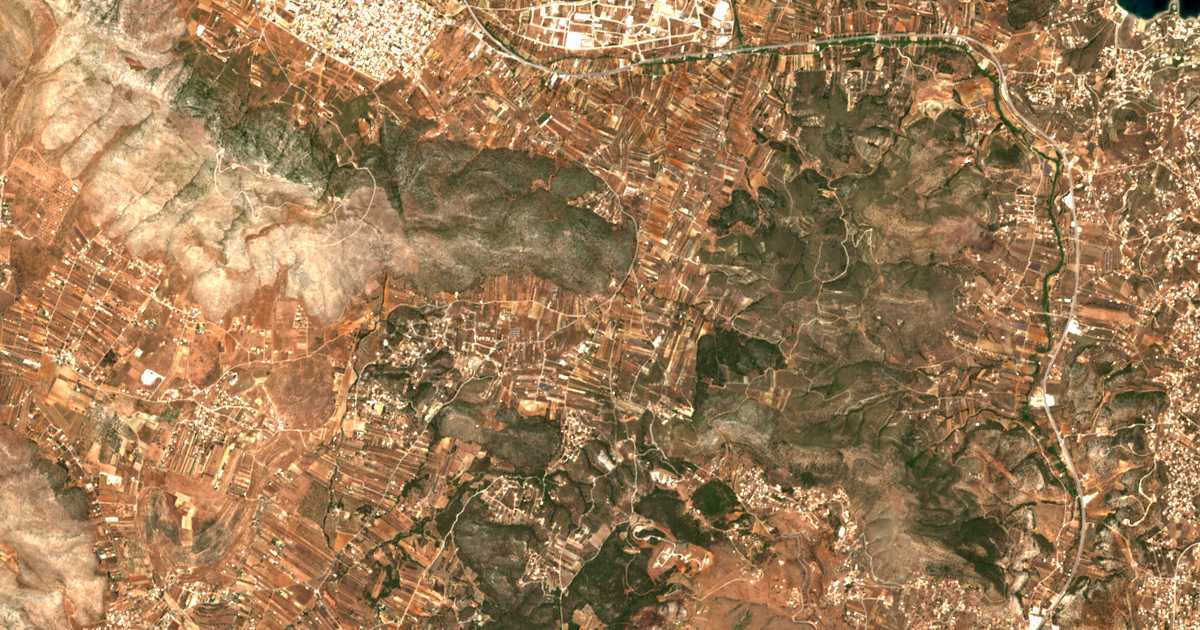 Satellitenkarte von Mitropísi