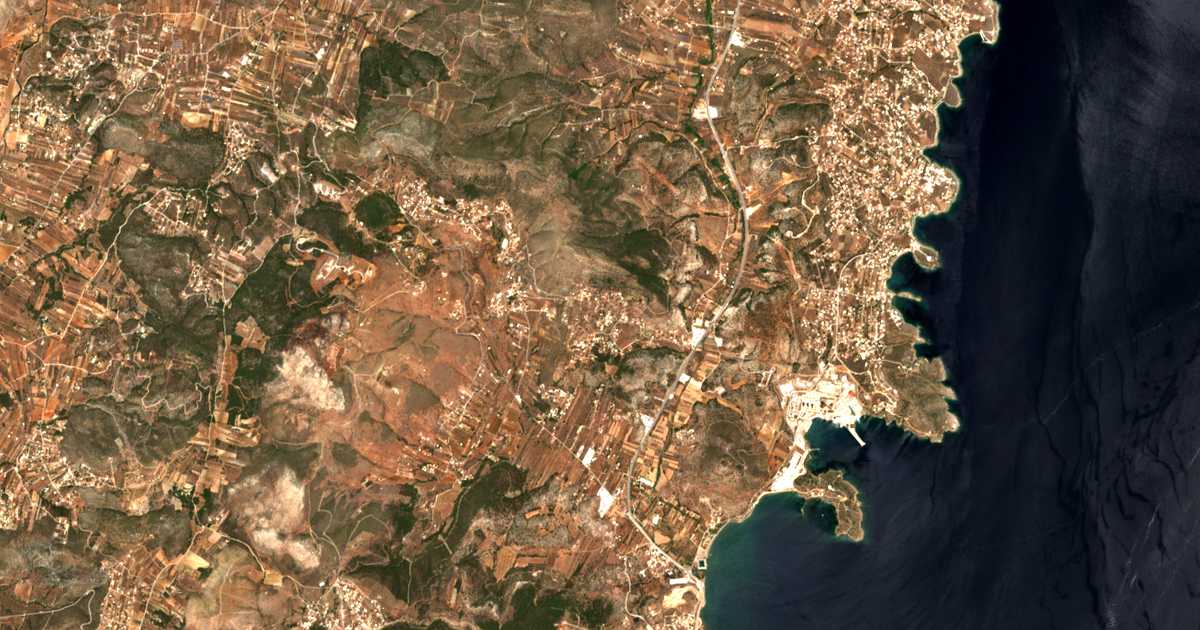 Satellitenkarte von Paliokamáriza