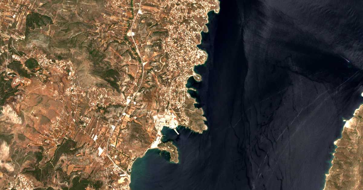 Satellitenkarte von Panórama Mikrolímanou
