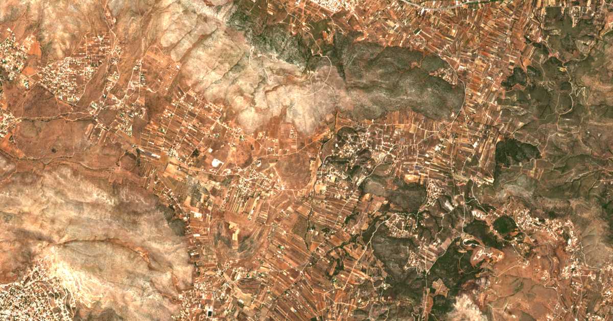 Satellitenkarte von Sákka