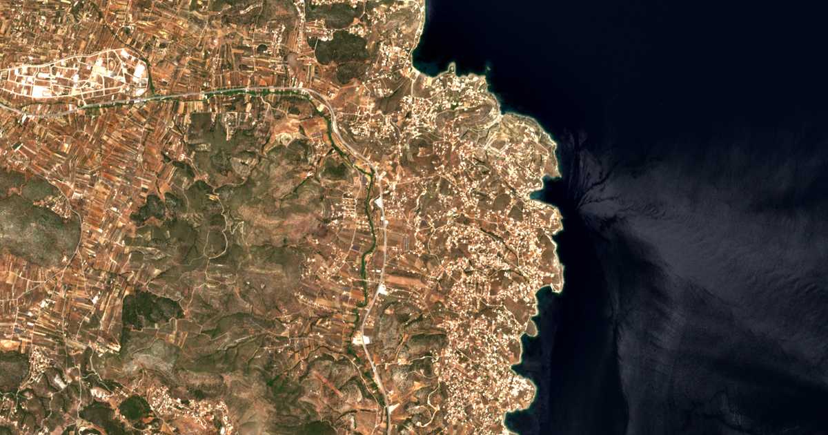 Satellitenkarte von Spiliazéza