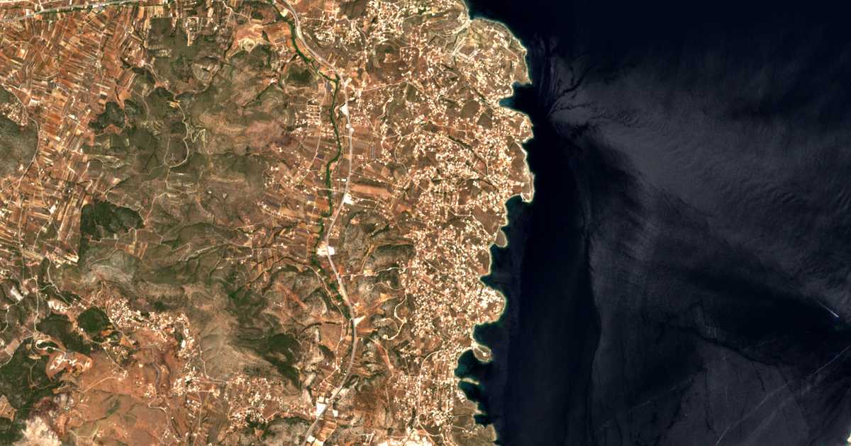 Satellitenkarte von Trechantiéra