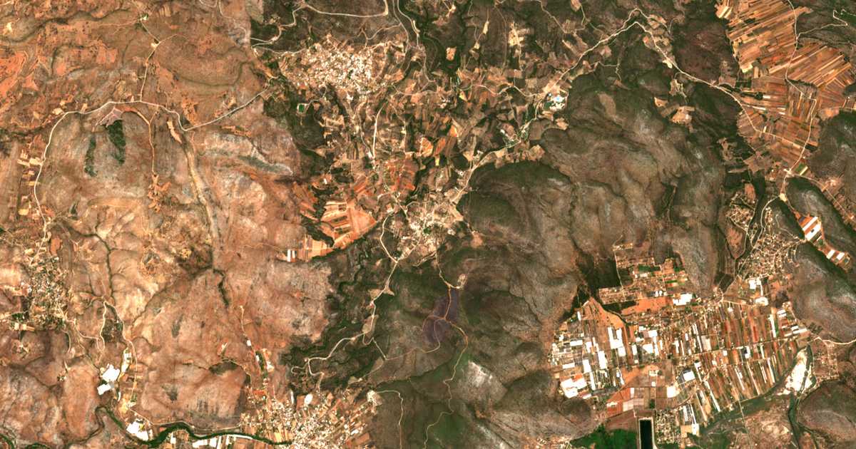 Satellitenkarte von Áno Soúlion