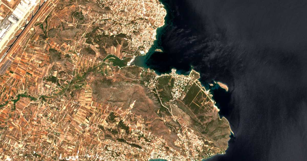 Satellitenkarte von Vravróna