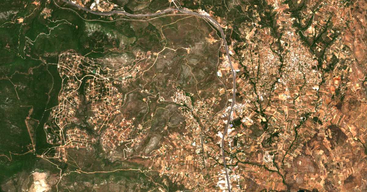 Satellitenkarte von Afídnai