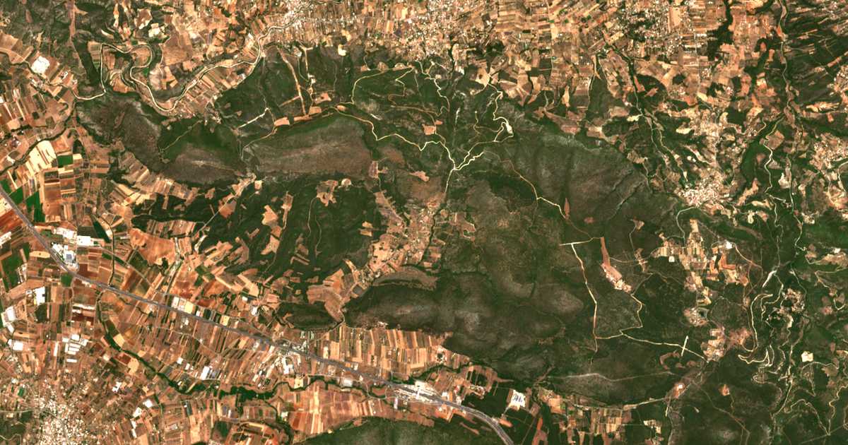 Satellitenkarte von Asprochórion