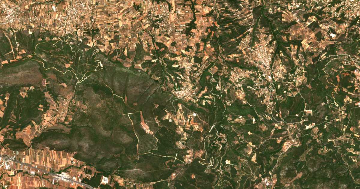 Satellitenkarte von Milésion