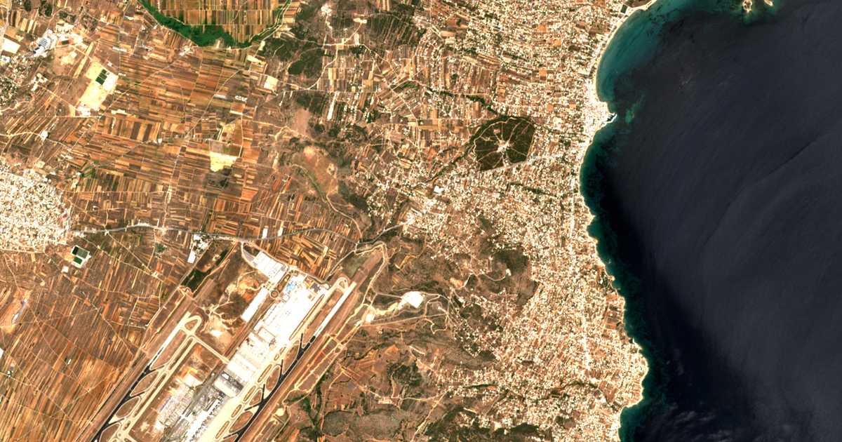 Satellitenkarte von Ágios Ioánnis