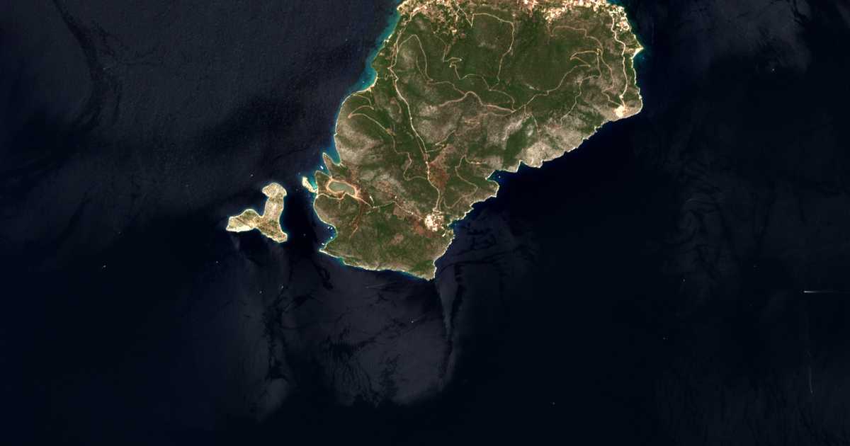 Satellitenkarte von Limenária