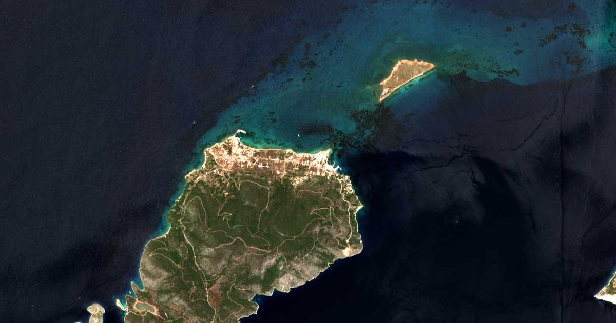 Satellitenkarte von Skala Agistri