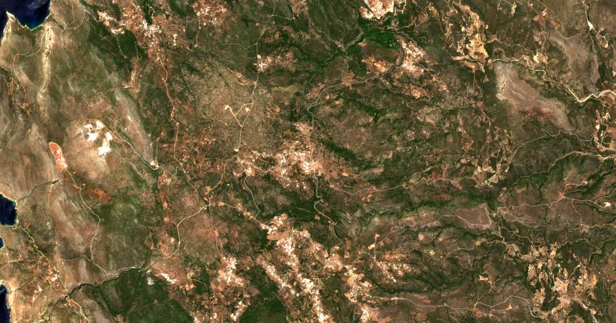 Satellitenkarte von Frátsia