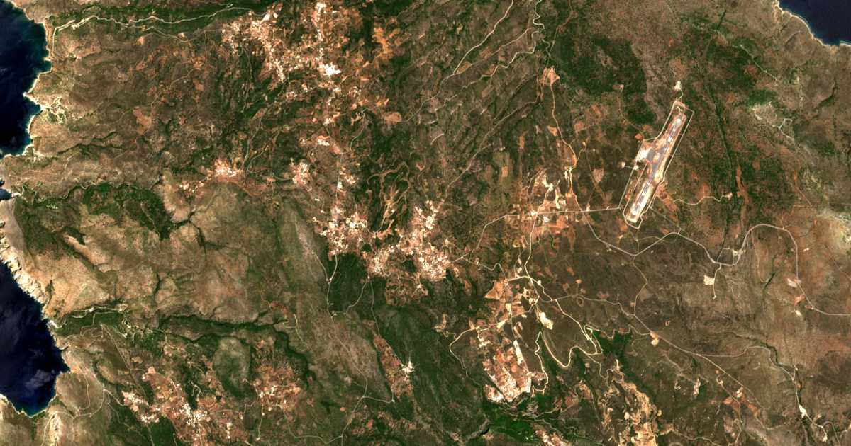 Satellitenkarte von Kastrisiánika