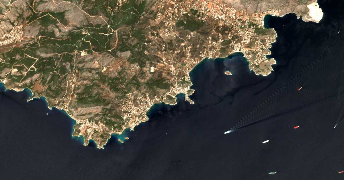 Satellitenkarte von Maroúdi