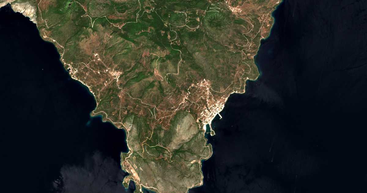 Satellitenkarte von Dritsaíika