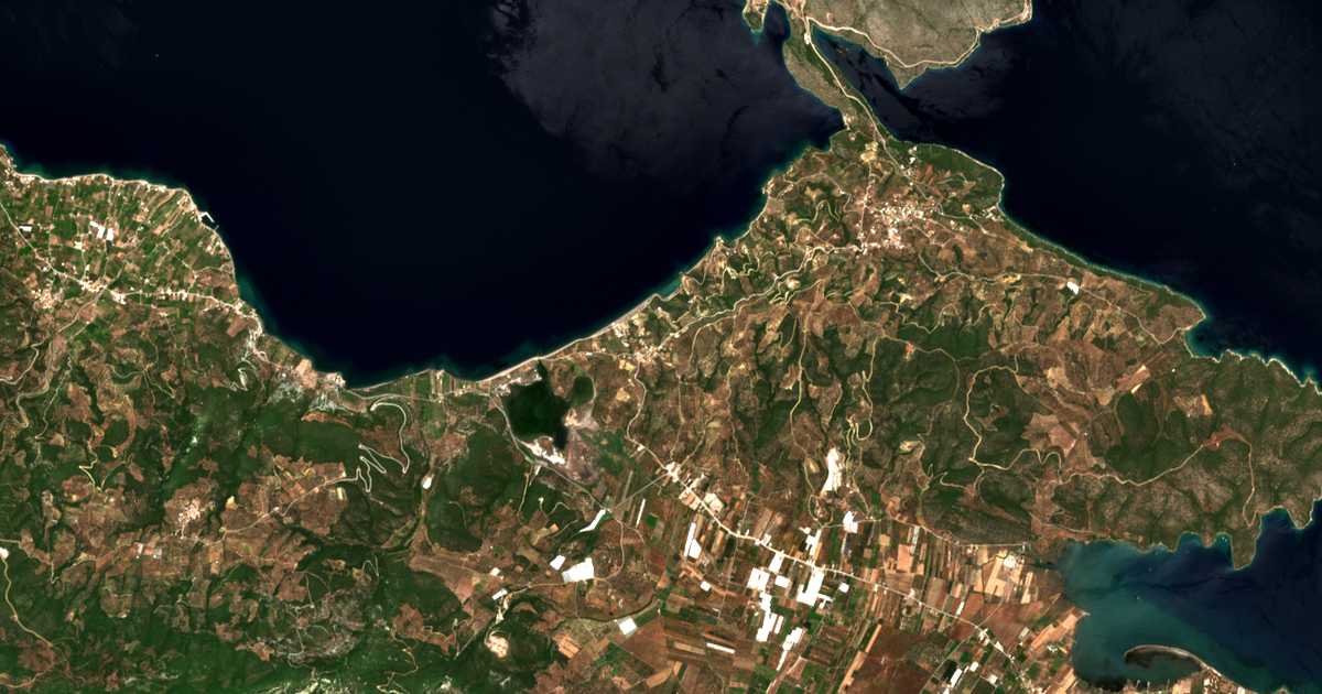 Satellitenkarte von Metamórfosis