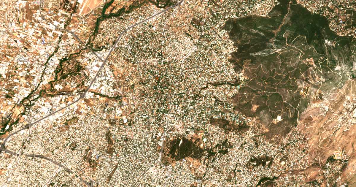 Satellitenkarte von Kifisia