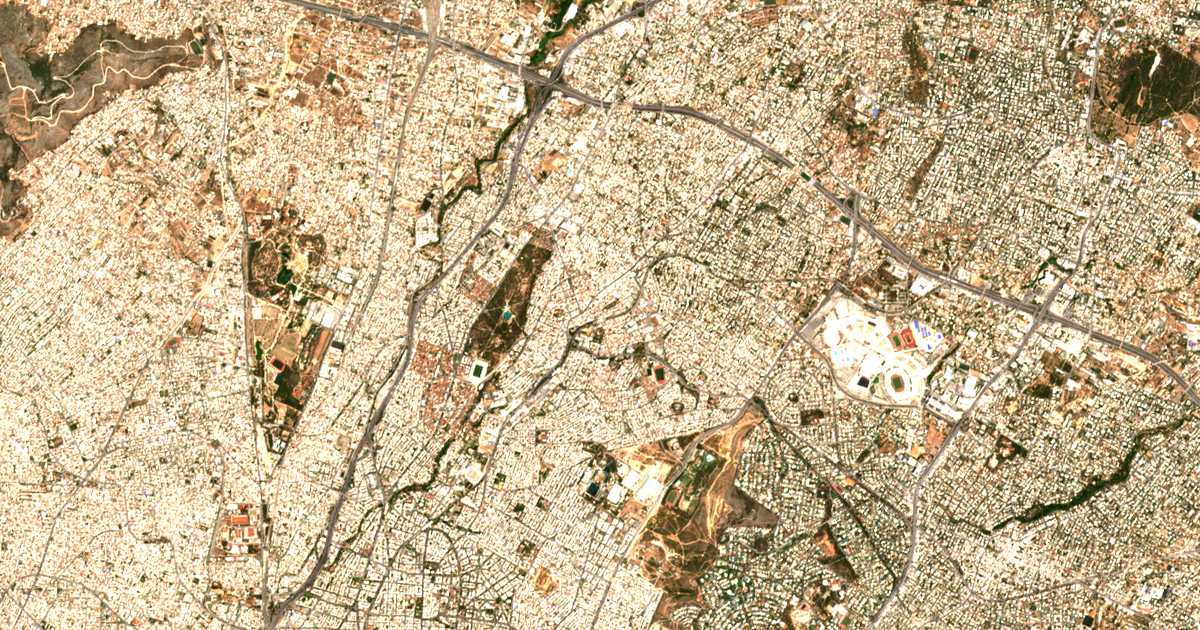 Satellitenkarte von Nea Ionia