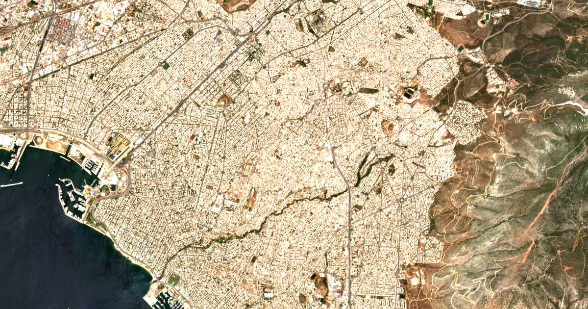 Satellitenkarte von Agios Dimitrios