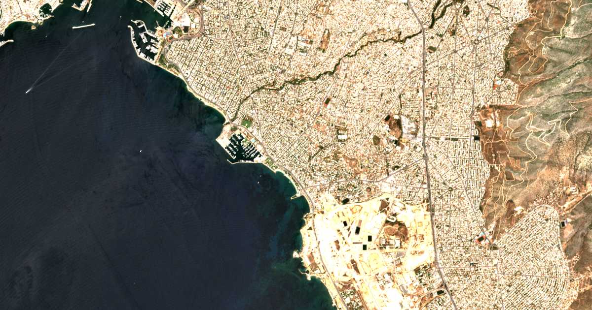 Satellitenkarte von Kalamákion
