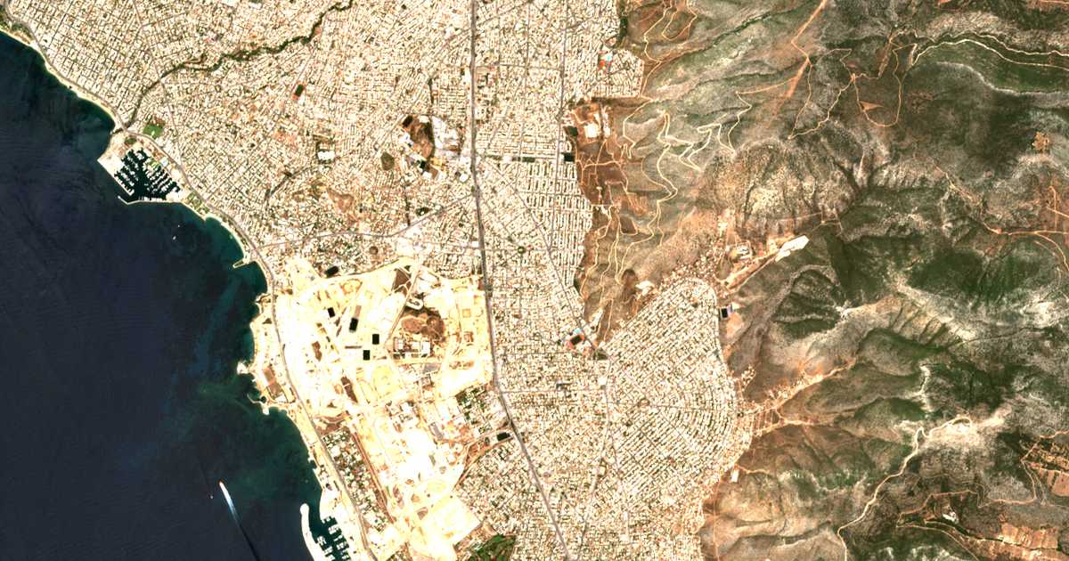 Satellitenkarte von Argyroúpolis