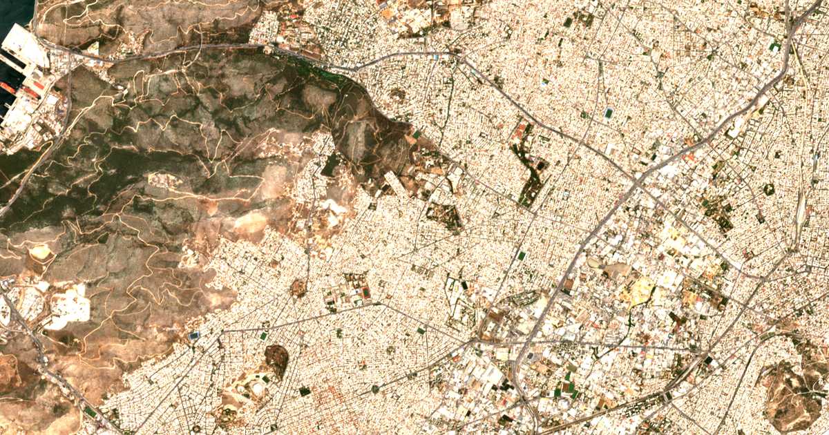 Satellitenkarte von Agia Varvara