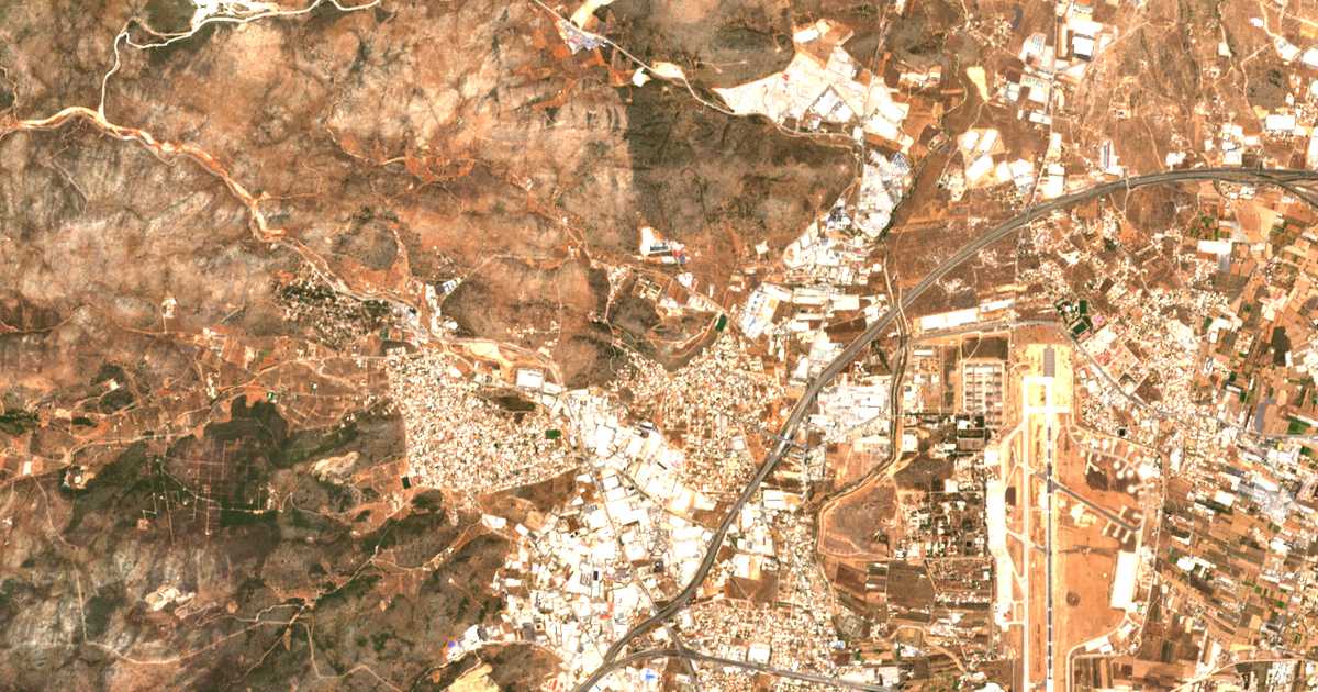 Satellitenkarte von Néos Póntos