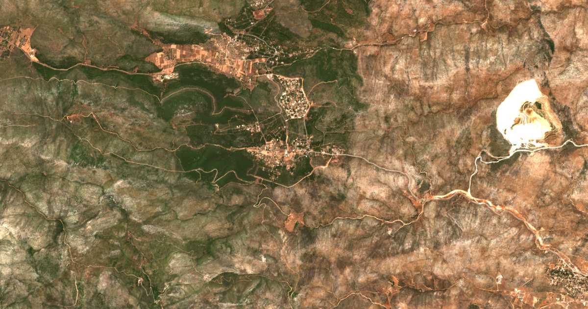 Satellitenkarte von Ágios Sotír