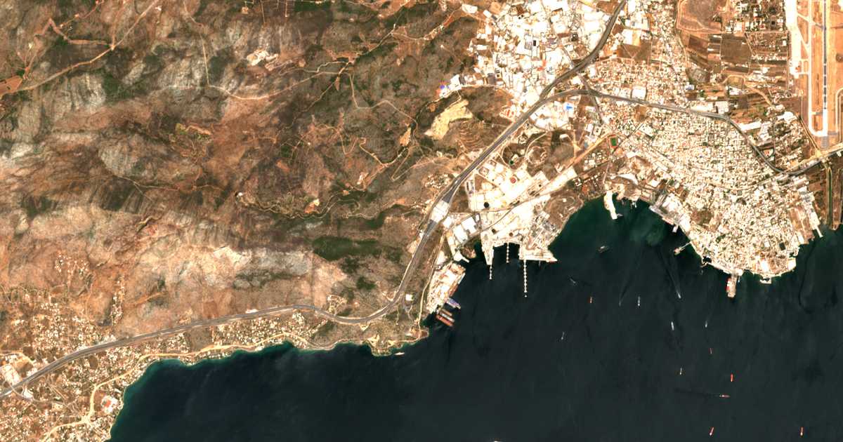 Satellitenkarte von Diódia