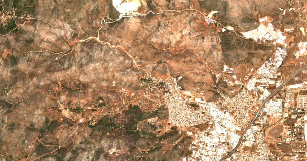 Satellitenkarte von Néa Zoí