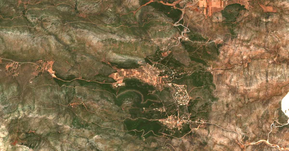 Satellitenkarte von Palaiochórion
