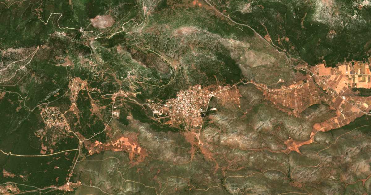 Satellitenkarte von Vilia