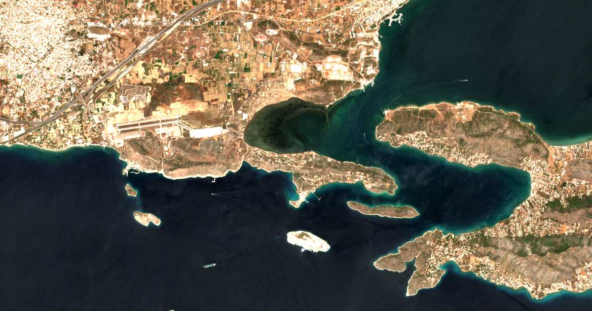 Satellitenkarte von Agia Triada
